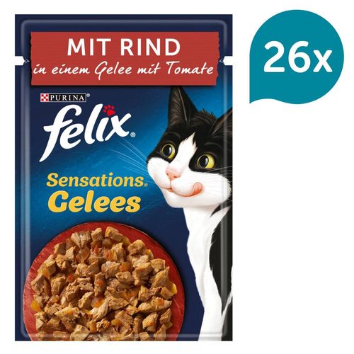 FELIX Sensations Gelees mit Rind & Tomate 26x85g