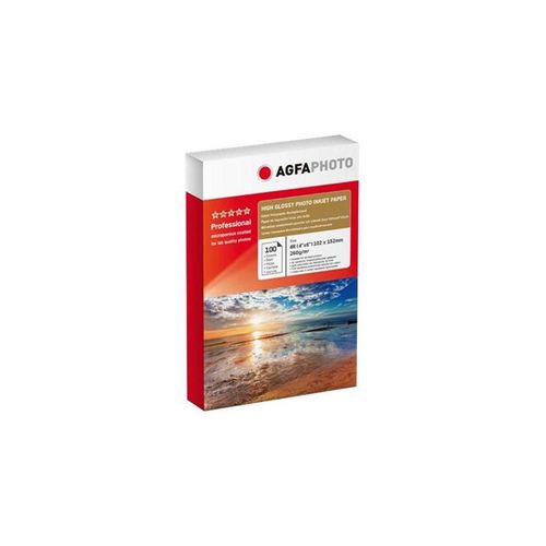 Agfa Photo - photo paper - 100 sheet(s) - 100 x 150 mm - 260 g/m²