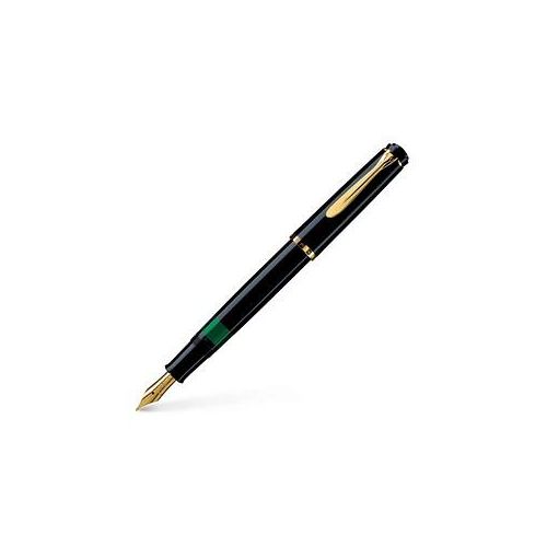 Pelikan Classic M200 Kolbenfüller schwarz/gold F (fein)