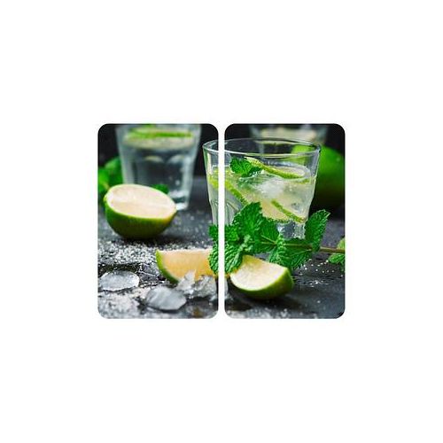 WENKO Herdabdeckplatten Mojito grün 2 St.