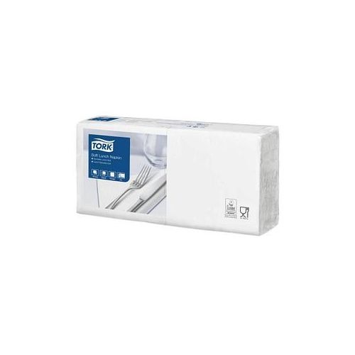 TORK Servietten Soft weiß 3-lagig 16,3 x 16,5 cm 150 St.