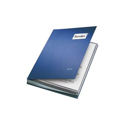 LEITZ Unterschriftenmappe Unterschriftenmappe 5700 20 Fächer blau