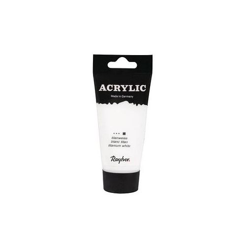 Rayher Acrylic Acrylfarben weiß 75,0 ml