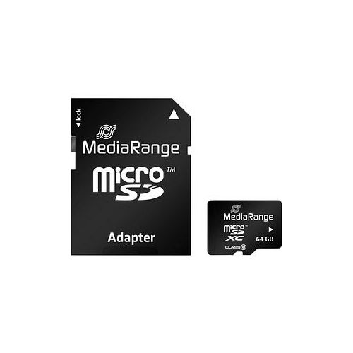 MediaRange Speicherkarte micro SDXC 64 GB
