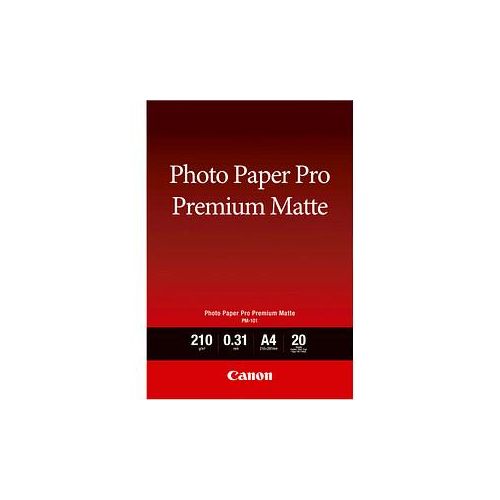 Canon Fotopapier PM-101 DIN A4 matt 210 g/qm 20 Blatt