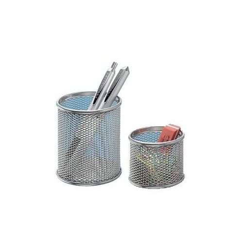 WEDO Stiftehalter-Set silber Metall, lackiert 8,0 / 6,0 x 8,0 / 6,0 x 8,5 / 4,8 cm