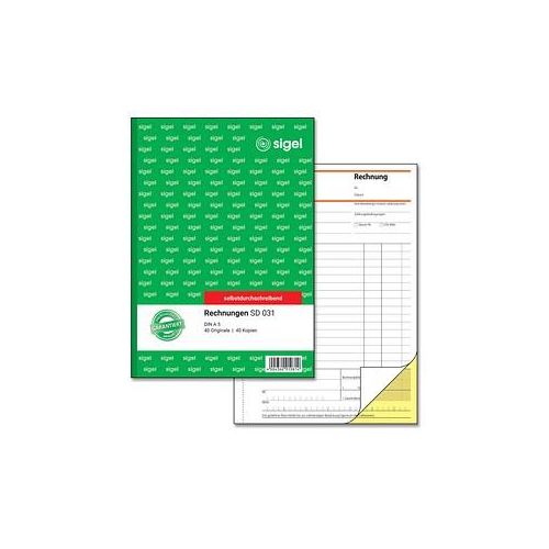 SIGEL Rechnung Formularbuch SD031