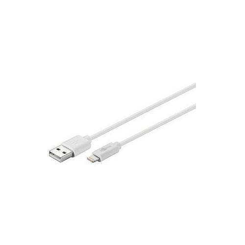 goobay USB 2.0 A/Lightning Kabel 0,5 m weiß, 1 St.