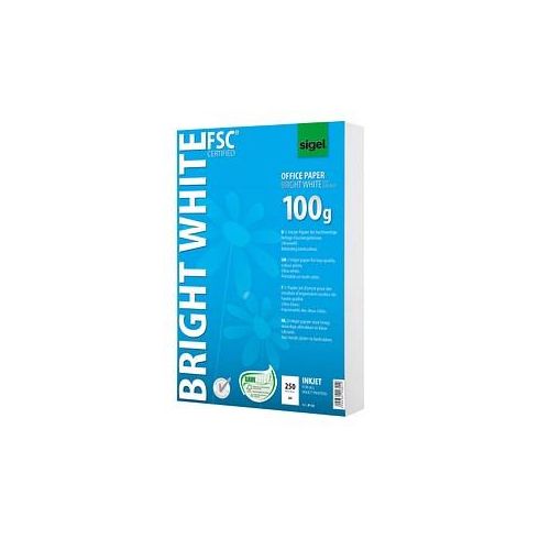 SIGEL Inkjetpapier InkJet-Papier DIN A4 100 g/qm 250 Blatt