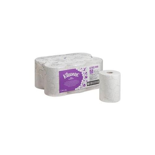 6 Kleenex® Handtuchrollen Ultra SLIMROLL® 2-lagig weiß