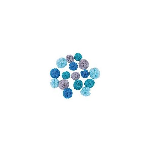 Rayher Pompons blau sortiert Ø 2,5-3,0 cm 16 St.