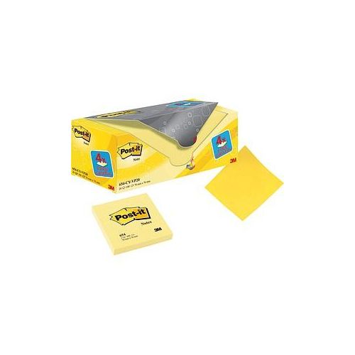 16 + 4 GRATIS: Post-it® Notes Haftnotizen gelb, 16 Blöcke + GRATIS 4 Blöcke