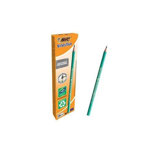 BIC ECOlutions EVOLUTION 650 Bleistifte HB grün, 12 St.