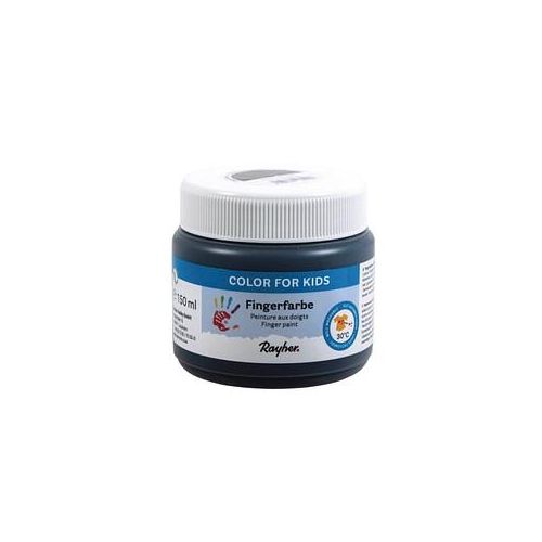 Rayher Fingerfarbe schwarz 150,0 ml