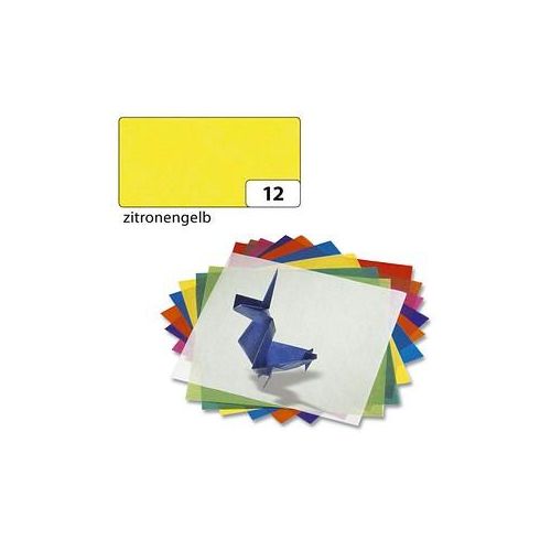 folia Transparentpapier gelb 42 g/qm 25 Bogen