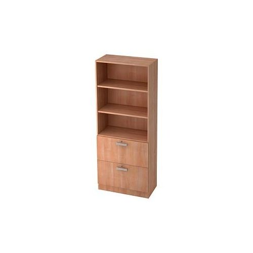 HAMMERBACHER Regalschrank 7300 NU, V7300/N/N/NU nussbaum 80,0 x 42,0 x 200,4 cm