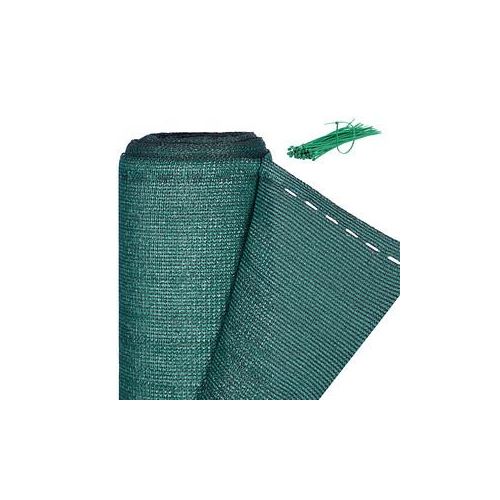 relaxdays Windschutznetz dunkelgrün 15,0 x 1,0 m