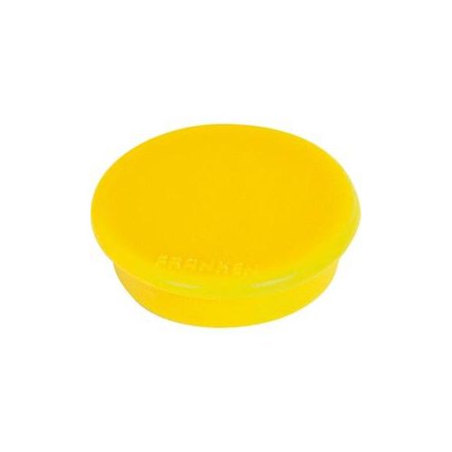 10 FRANKEN Haftmagnet Magnet gelb Ø 2,4 x 0,63 cm