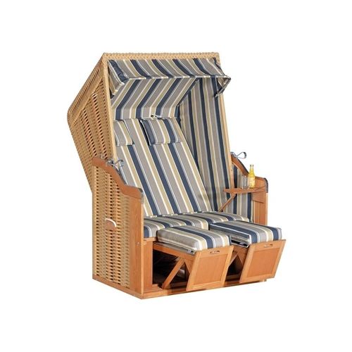 Strandkorb Rustikal 50 Polyesterstoff, KS beige