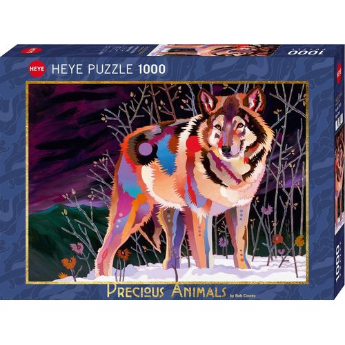 HEYE Puzzle »Night Wolf«, 1000 Puzzleteile, Made in Germany, bunt