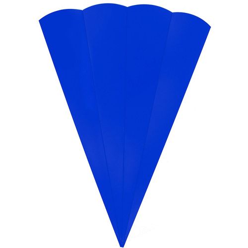 Papp-Schultüte, blau, 68 cm