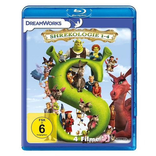 Shrek 1-4 - Die komplette Shrekologie (Blu-ray)