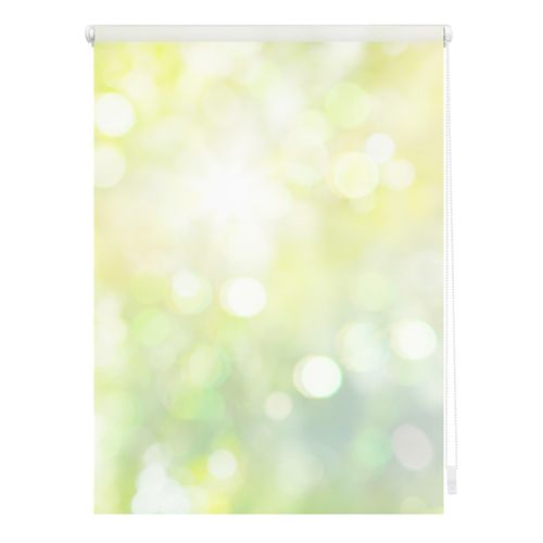 Lichtblick Rollo Klemmfix, ohne Bohren, Verdunkelung, Lichtspiel - Grün Gelb