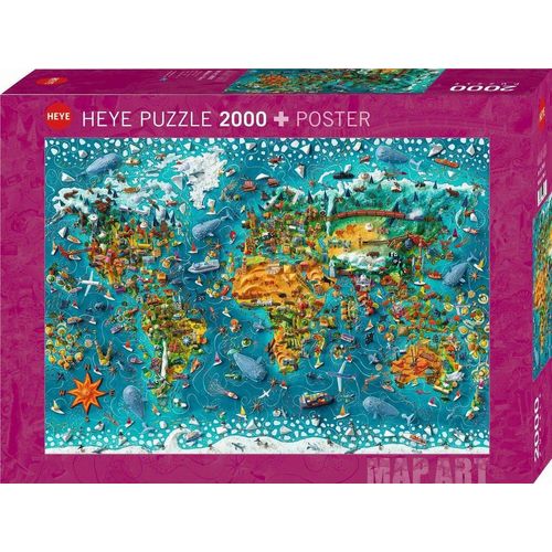 HEYE Puzzle Miniature World Puzzle 2000 Teile