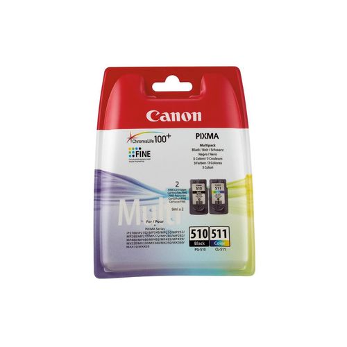 Canon Tonerpatrone »PG-510 / CL-511 BK, CMY«, (2 St.)