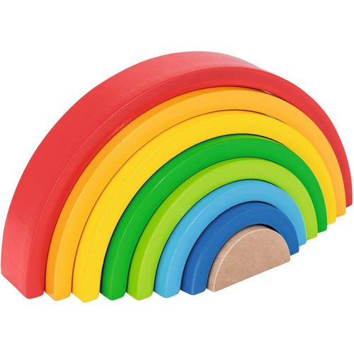 Eichhorn Stapelspielzeug Holzspielzeug, Regenbogen, bunt