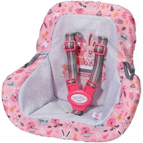 Baby Born Puppen Autositz, grau|rosa