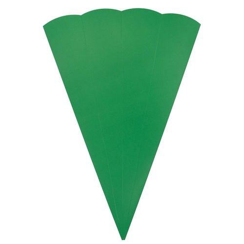 Papp-Schultüte, grün, 68 cm