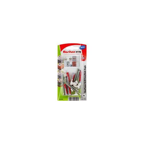 EasyHook Angle DuoPower 6x30, Dübel weiß, 6 Stück, mit EasyHook Winkelhaken