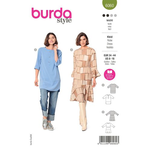 burda Schnitt 6060 „Kleid Mia“