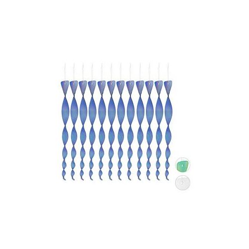 12 relaxdays Vogelschreck blau 3,5 x 1,4 x 40,0 cm