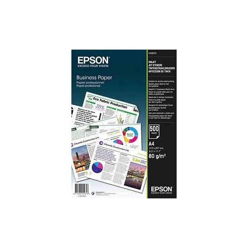 EPSON Inkjetpapier Business Papier DIN A4 80 g/qm 500 Blatt