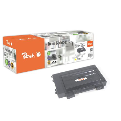 Peach S500 Toner ye ersetzt Samsung CLP-500D5Y/ELS für z.B. Samsung CLP -500, Samsung CLP -500 A, Samsung CLP -500 G, Samsung CLP -500 N (wiederaufbereitet)
