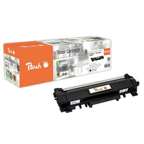 Peach B2420 Toner XL bk ersetzt Brother TN-2420 für z.B. Brother HLL 2350 DW, Brother DCPL 2530 DW, Brother HLL 2370 DN, Brother MFCL 2710 DN (wiederaufbereitet)