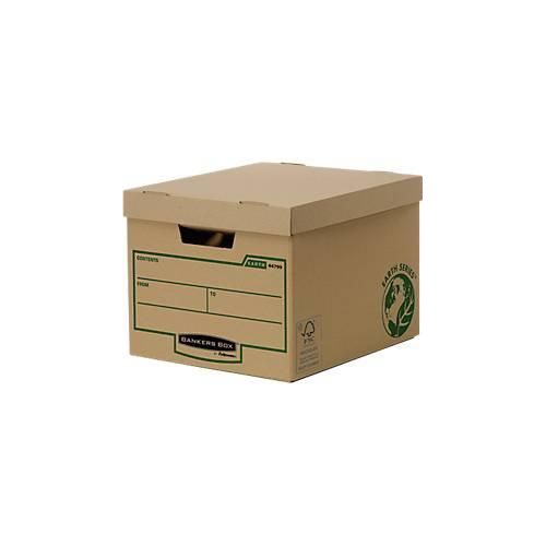 Archivbox Bankers Box® Earth Heavy Duty, verstärkte Trageseiten, 100 % Recycling-Karton, 10 Stück