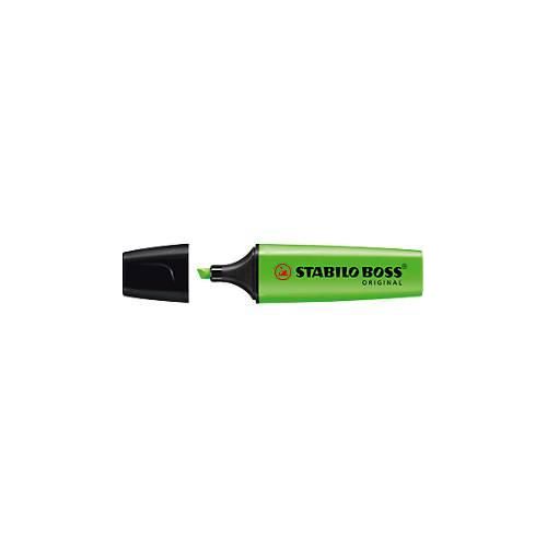 Textmarker STABILO® BOSS Original, Keilspitze, lichtbeständig, schnell trocknend, grün, 1 Stück
