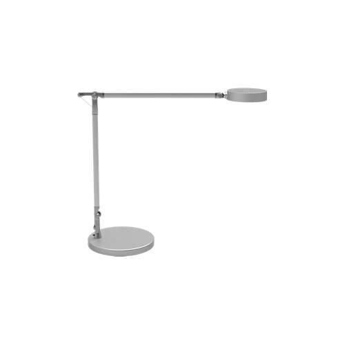 LED Tischleuchte Maul MAULgrace, Touch-Dimmer 4-fach, mit Aluminium-Doppelarm, 300 lm, silber