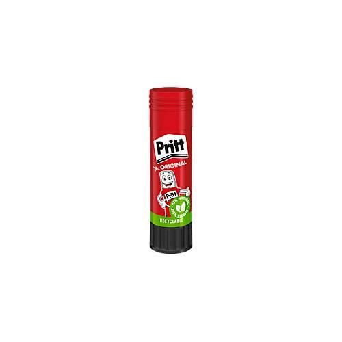 Klebestift PRITT, Multipack 6 x 22 g, anwendbar bei Papier/Pappe/Fotos, umweltschonend, auswaschbar bei 20° C, farblos