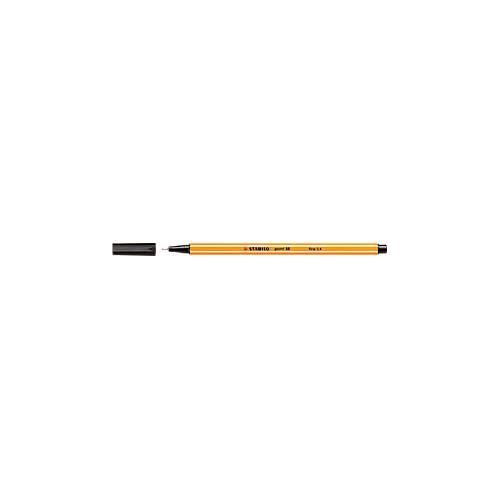 STABILO Fineliner Point 88, 0,4 mm, 10 Stück, schwarz