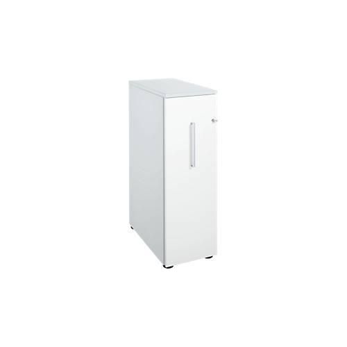Schäfer Shop Genius Hochcontainer, B 435 x T 800 x H 1296 mm, weißalu/weiß