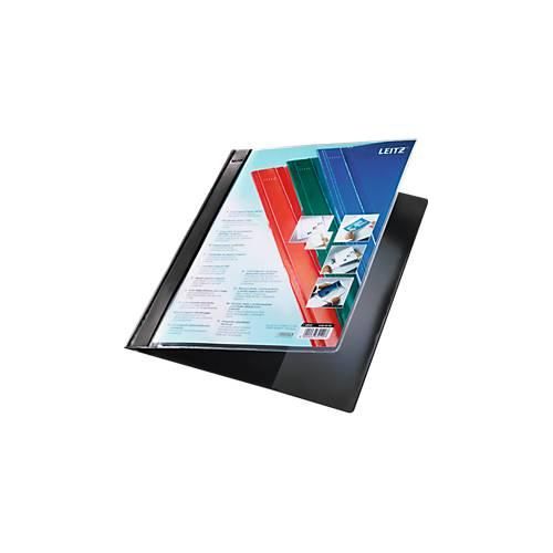 LEITZ® Schnellhefter Exquisit, DIN A4, PVC, schwarz