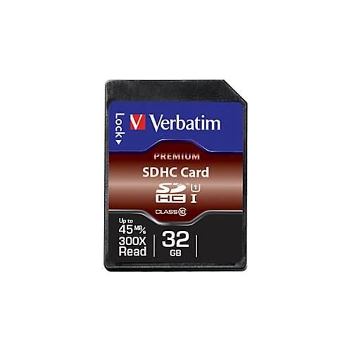 Verbatim Speicherkarte SDHC/SDXC Premium, Speicherkapazität 32 GB