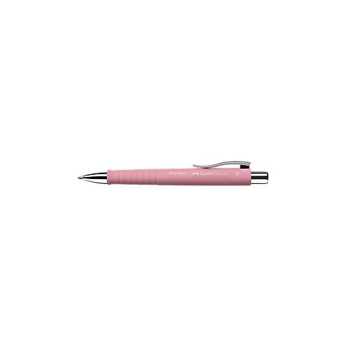 Faber-Castell Druckkugelschreiber Poly Ball XB, XB-Mine,rosé