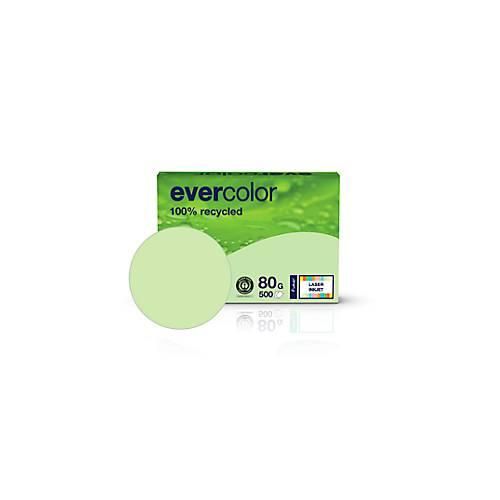 Kopierpapier EVERCOLOR, farbig, DIN A4, 80 g/m², hellgrün, 500 Blatt