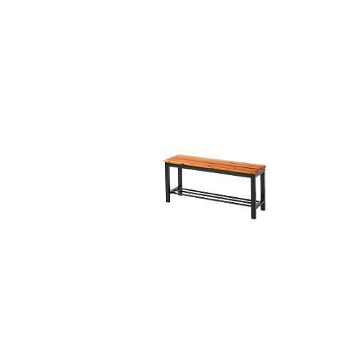 Sitzbank mit Schuhrost, 1000 mm breit