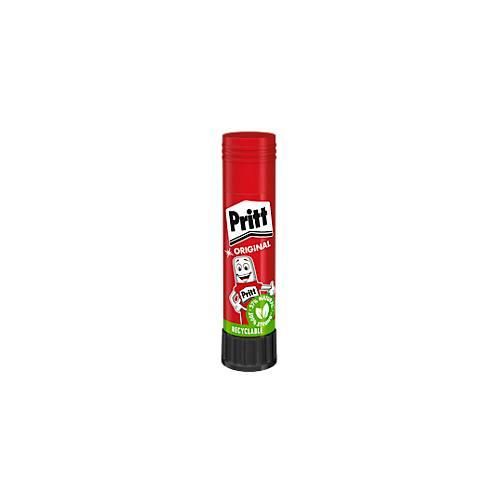 Klebestift PRITT, Multipack 10 x 11 g, anwendbar bei Papier/Pappe/Fotos, umweltschonend, auswaschbar bei 20° C, farblos